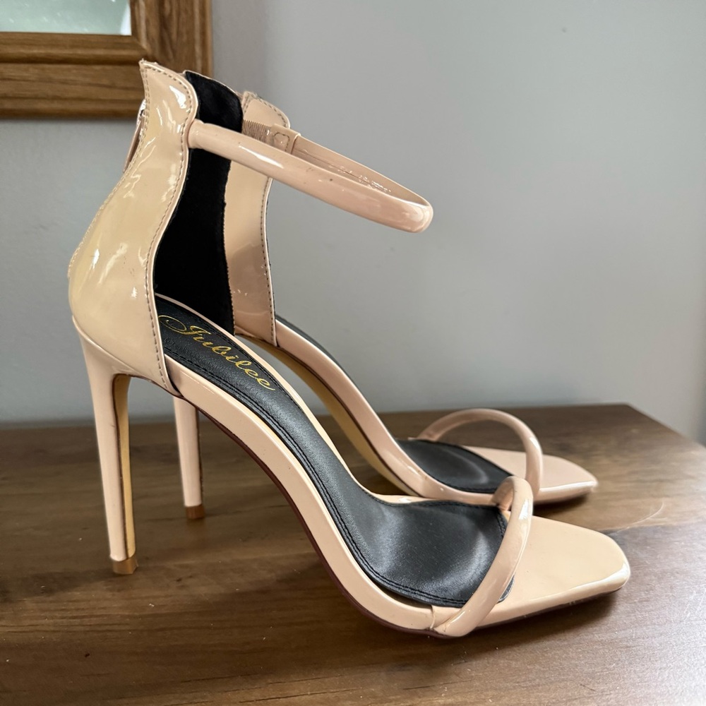 Nude High Heel Sandals 7.5